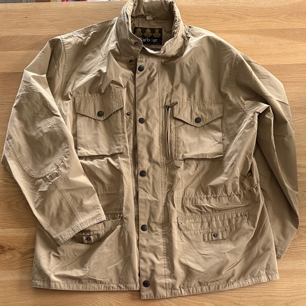Barbour Khaki Waterproof Jacket